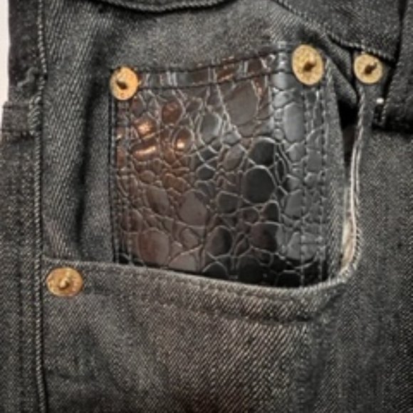 Coogi 36/32 mens jeans black denim - Picture 2 of 7